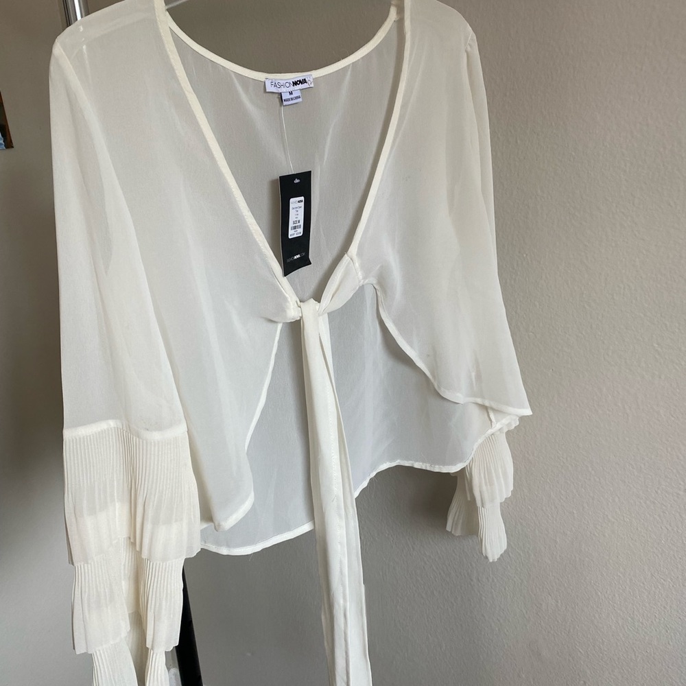 fashion nova sheer top 🤩